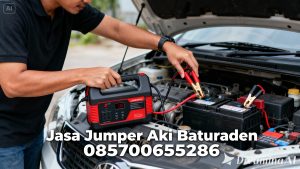 Jasa Jumper Aki Mobil di Baturaden